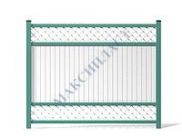 Забор для частного дома 1.5 метра высота Престиж 04