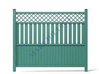 Забор для частного дома 1.5 метра высота Престиж 02